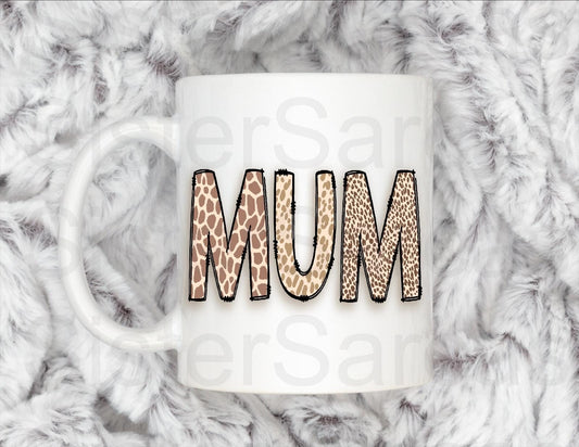 Personalised Mug - Mother’s Day Gift - Leopard Print - Mum Gift - Gift For Mum - Mothers Day Gift - Birthday Gift