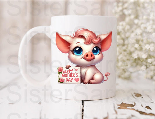 Mum Love From Your Little Pig - Mother’s Day Gift - Funny Gift - Personalised Mug - Mum Gift - Gift For Mum - Mothers Day Gift