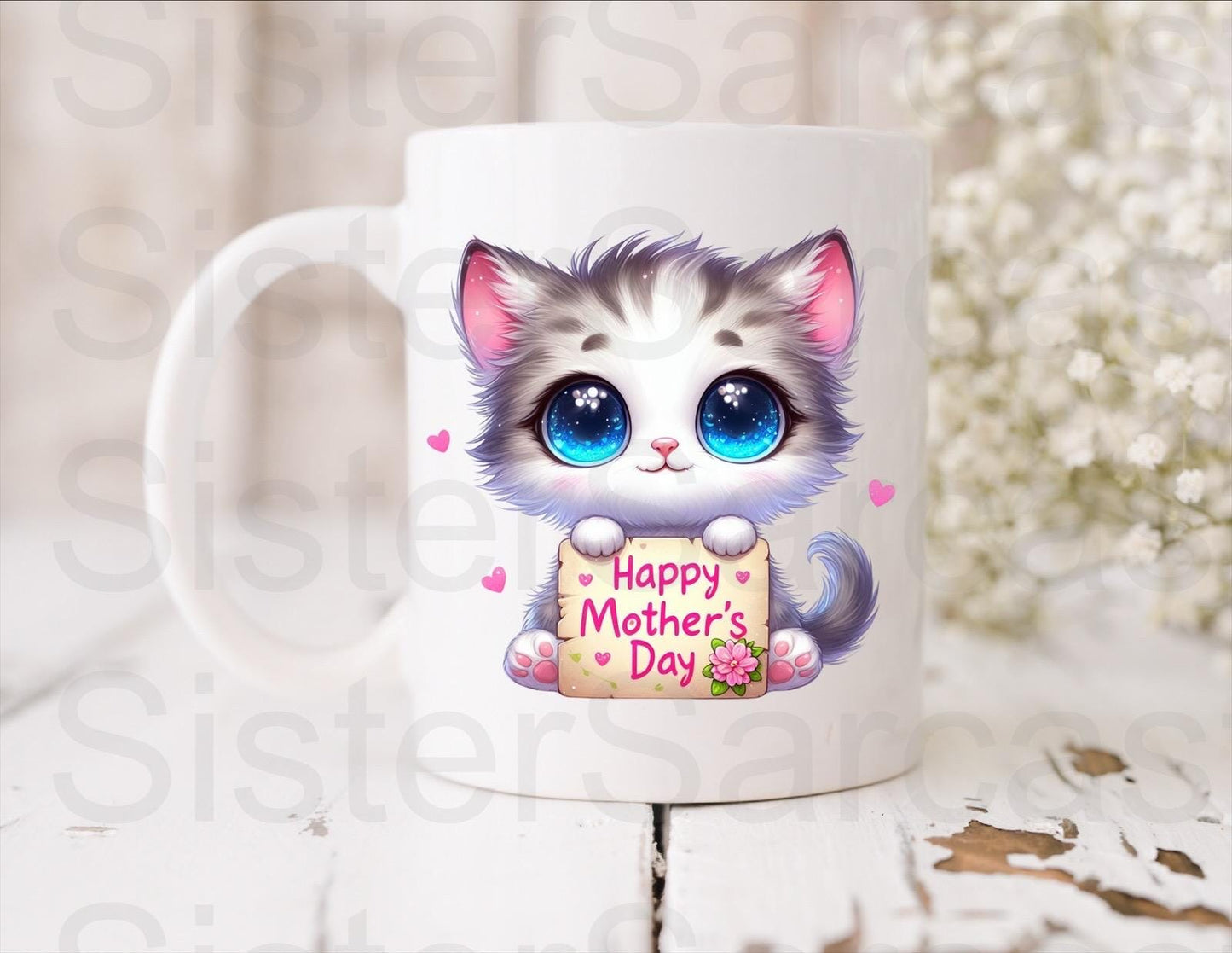 Personalised Mug - Mother’s Day Gift - Gift From The Cat - Happy Mother’s Day - Cat Mum Gift - Cat Gift - Funny Gift