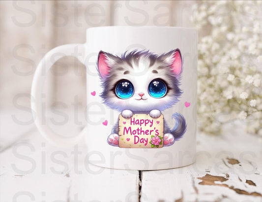 Personalised Mug - Mother’s Day Gift - Gift From The Cat - Happy Mother’s Day - Cat Mum Gift - Cat Gift - Funny Gift