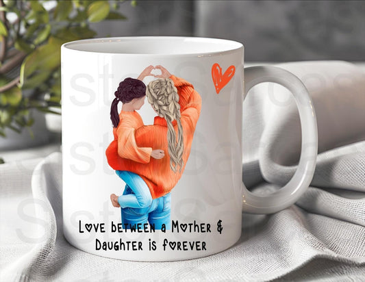 Mother’s Day Gift - Love Between Mother Daughter - Personalised Mug - Mum Gift - Gift For Mum - Mothers Day - Birthday Gift For Mum
