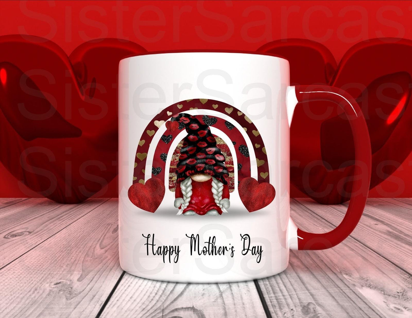 Red Gonk - Mother’s Day Gift - Mum Gift - Gift For Mum - Mothers Day Gift - Personalised Mug - Gift From Daughter
