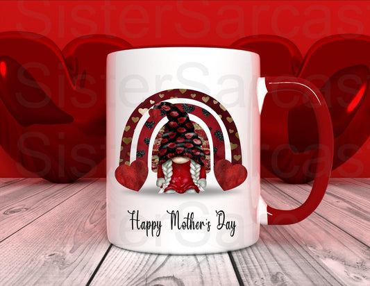 Red Gonk - Mother’s Day Gift - Mum Gift - Gift For Mum - Mothers Day Gift - Personalised Mug - Gift From Daughter