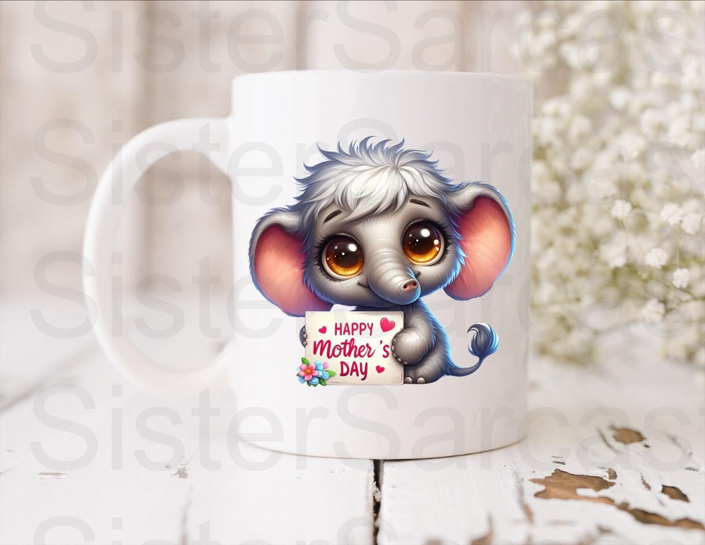 Mum Love From Your Little Elephant - Mother’s Day Gift - Funny Gift - Personalised Mug - Mum Gift - Gift For Mum - Mothers Day Gift