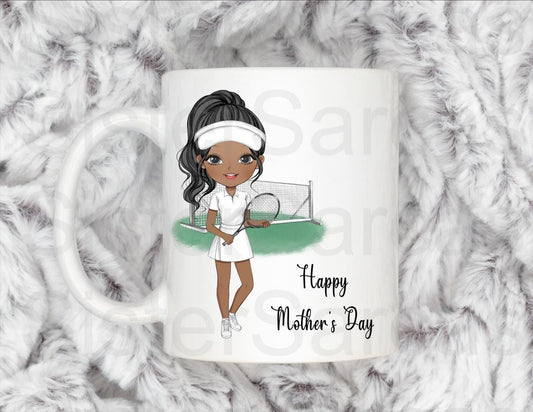 Tennis Gift - Mother’s Day Gift - Funny Gift - Personalised Mug - Mum Gift - Gift For Tennis Player - Mothers Day Gift