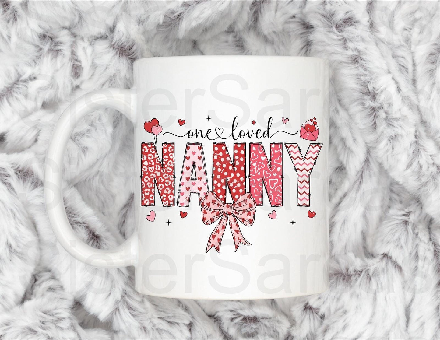 One Loved Nanny - Birthday Gift - Nanny Gift - Personalised Mug - Gift From Grandkids - Gift For Nanny - Mother’s Day