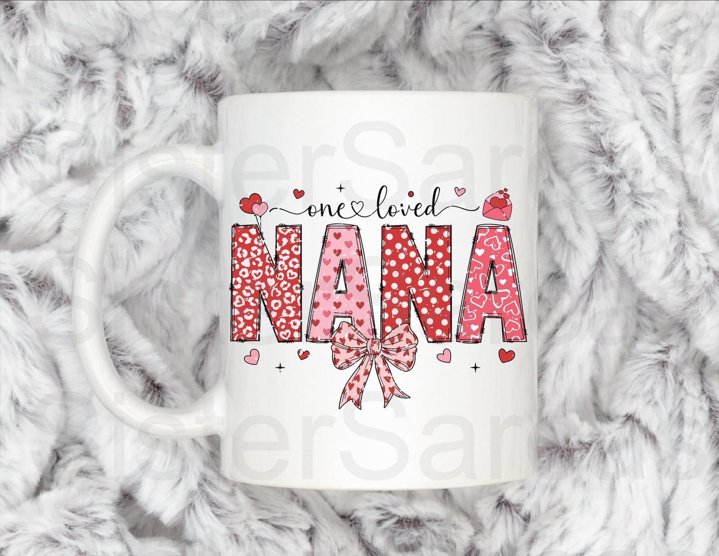 One Loved Nana - Birthday Gift - Nana Gift - Personalised Mug - Gift From Grandkids - Gift For Nana - Mother’s Day Gift