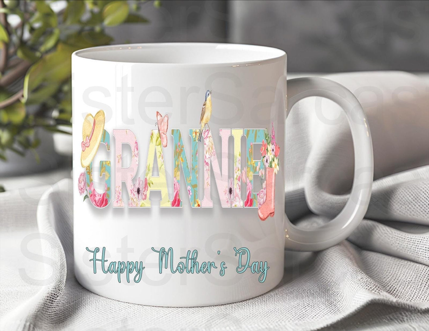 Grannie Gardening - Mother’s Day Gift - Grannie Gift - Personalised Mug - Gift From Grandkids - Gift For Grannie - Mothers Day