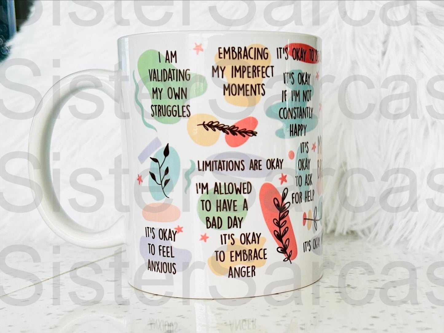 Self Love - Motivational - Mental Breakdown Cup - Personalised Mug - Birthday Gift - Bestie Gift - Positivity Gift - Wellbeing Gift