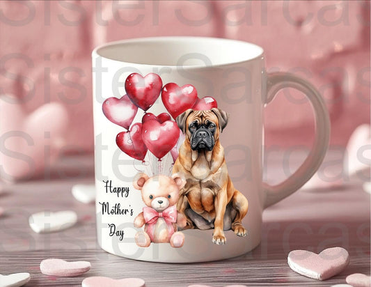 Personalised Mug - Mother’s Day Gift - Bullmastiff Dog - Dog Mum Gift - Gift From Dog - Mothers Day Gift - Funny Gift