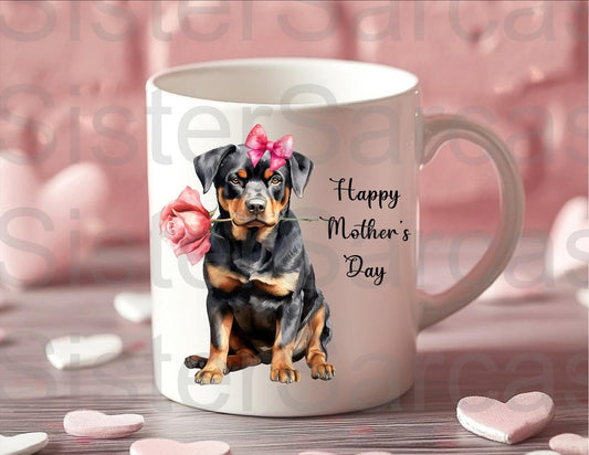 Personalised Mug - Mother’s Day Gift - Rottweiler Dog - Dog Mum Gift - Gift From Dog - Mothers Day Gift - Funny Gift