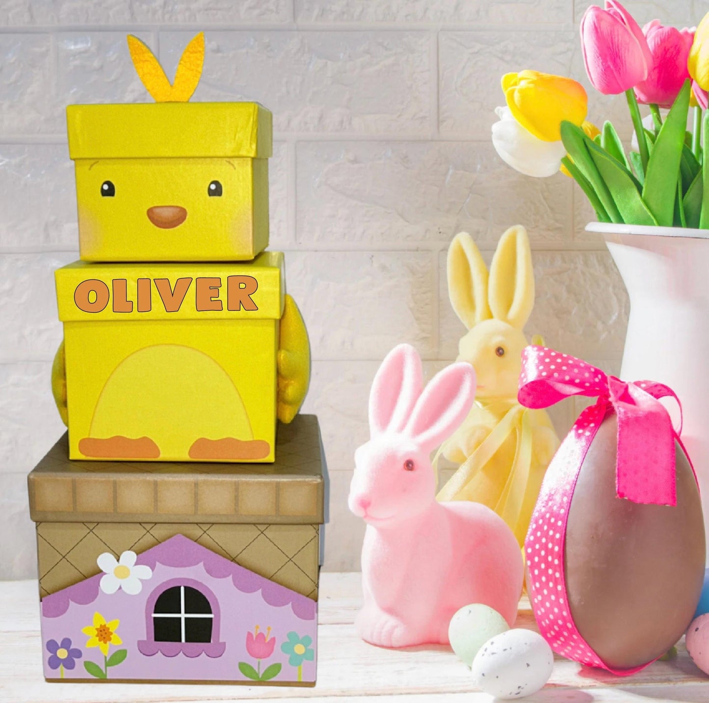 Personalised Kids Easter Gift - Easter Gift Box - Gift For Easter - Easter Decoration - Easter Hunt - Granddaughter - Grandson - Daughter