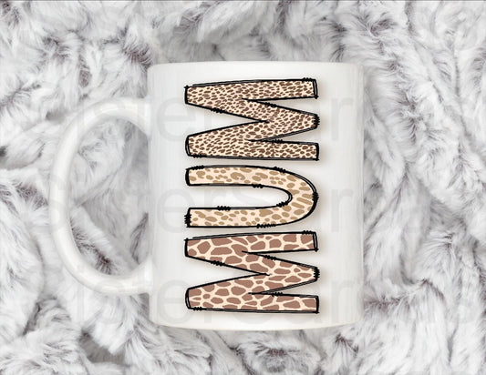 Personalised Mug - Mother’s Day Gift - Leopard Print - Mum Gift - Gift For Mum - Mothers Day Gift - Funny Gift