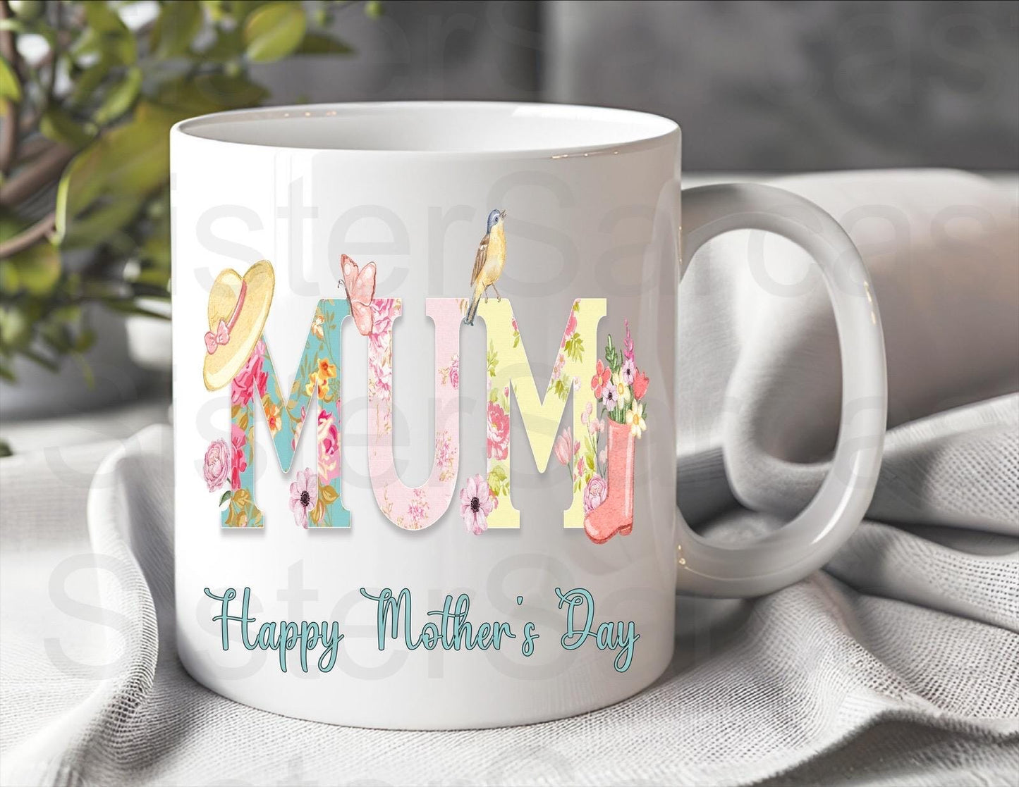 Mum Gardening Floral Mug - Mother’s Day Gift - Funny Gift - Personalised Mug - Mum Gift - Gift For Mum - Mothers Day Gift