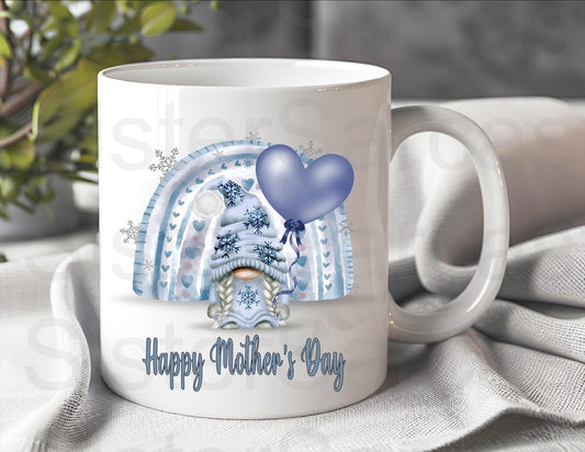 Blue Gonk - Mother’s Day Gift - Mum Gift - Gift For Mum - Mothers Day Gift - Personalised Mug - Birthday Gift For Mam