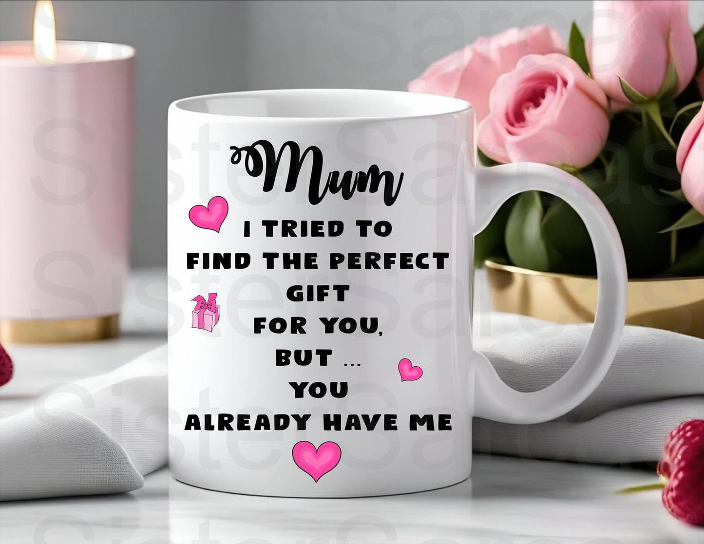 Mum Tried To Find You The Perfect Gift - Mother’s Day Gift - Funny Gift - Personalised Mug - Mum Gift - Mothers Day Gift - Birthday Gift