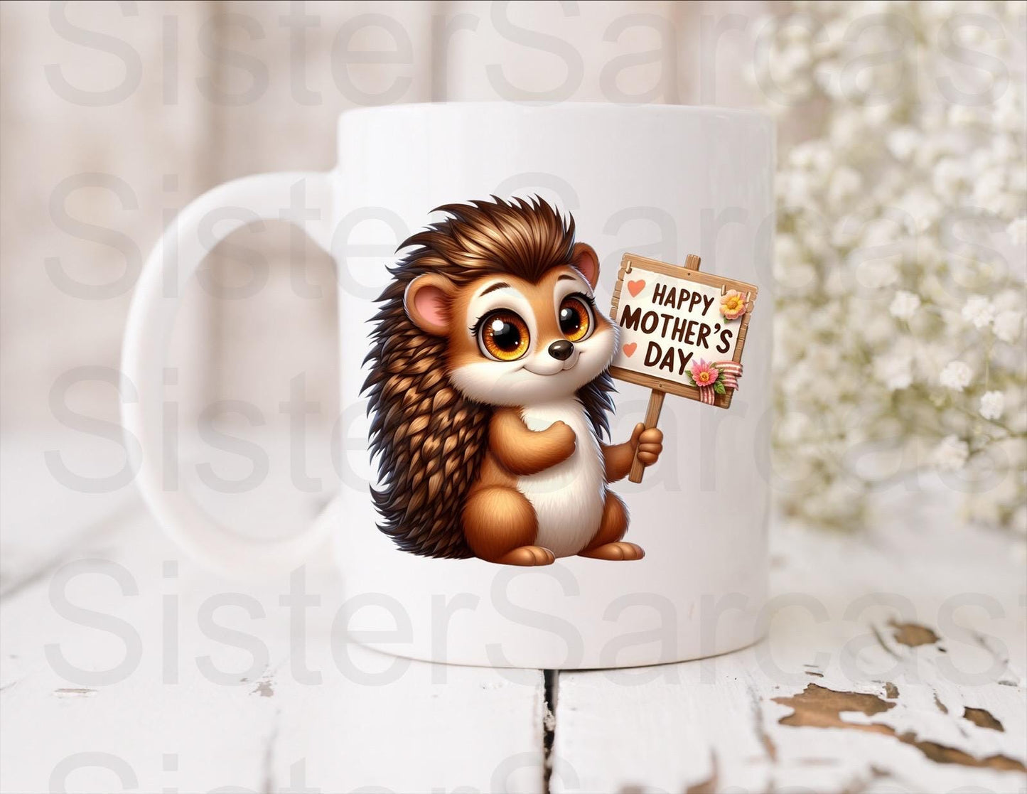 Mum Love From Your Little Hedgehog - Mother’s Day Gift - Funny Gift - Personalised Mug - Mum Gift - Gift For Mum - Mothers Day Gift