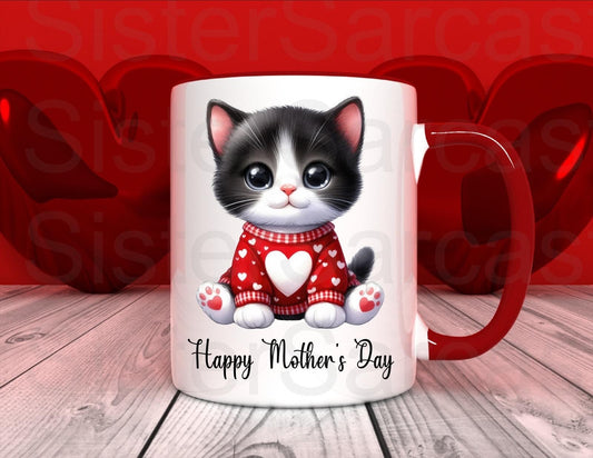 Mother’s Day Gift - Gift From The Cat - Happy Mother’s Day - Cat Mum Gift - Cat Gift - Funny Gift - Personalised Mug