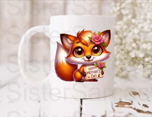 Mum Love From Your Little Fox - Mother’s Day Gift - Personalised Mug - Mum Gift - Gift For Mum - Mothers Day Gift