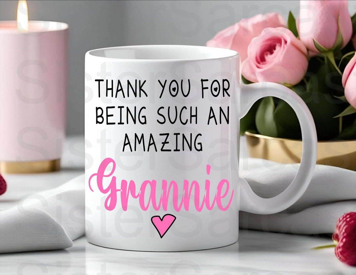 Such An Amazing Grannie - Birthday Gift - Grannie Gift - Personalised Mug - Gift From Grandkids - Gift For Grannie - Mother’s Day