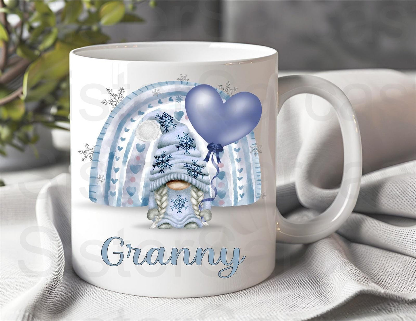 Granny Blue Gonk - Birthday Gift - Granny Gift - Personalised Mug - Gift From Grandkids - Gift For Granny - Mother’s Day