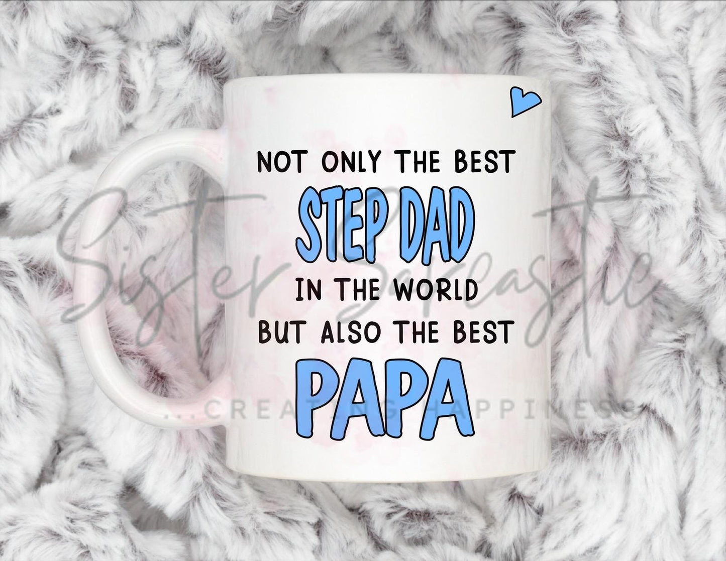 Step Dad Gift - Father’s Day - Best Step Dad And Papa - Stepdad - Fathers Day - Funny Gift - Personalised Mug - Birthday Present
