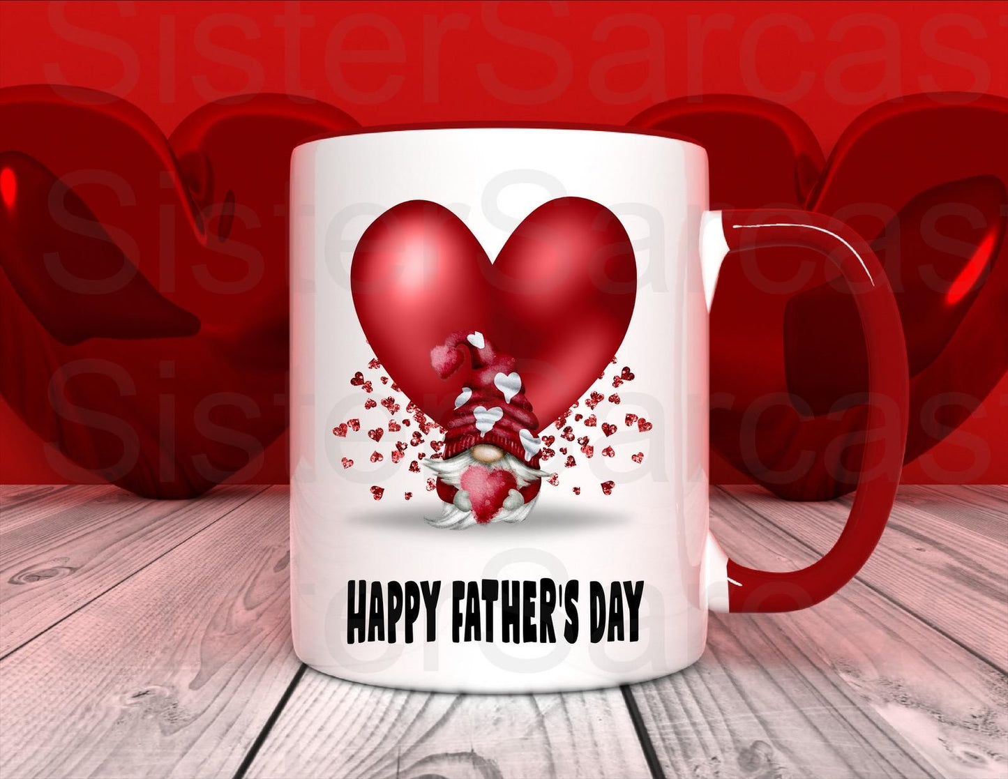 Dad Gift - Father’s Day - Red Gonk - Fathers Day - Funny Gift - Personalised Mug - Birthday Present - Gift For Dad