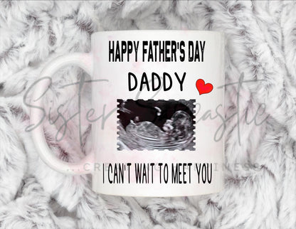 Daddy To Be Gift - Father’s Day - Gift From Bump - Fathers Day - Funny Gift - Personalised Mug - Birthday Present - Gift For Dad