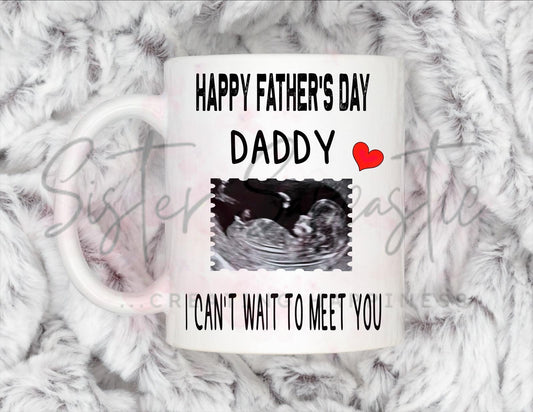 Daddy To Be Gift - Father’s Day - Gift From Bump - Fathers Day - Funny Gift - Personalised Mug - Birthday Present - Gift For Dad