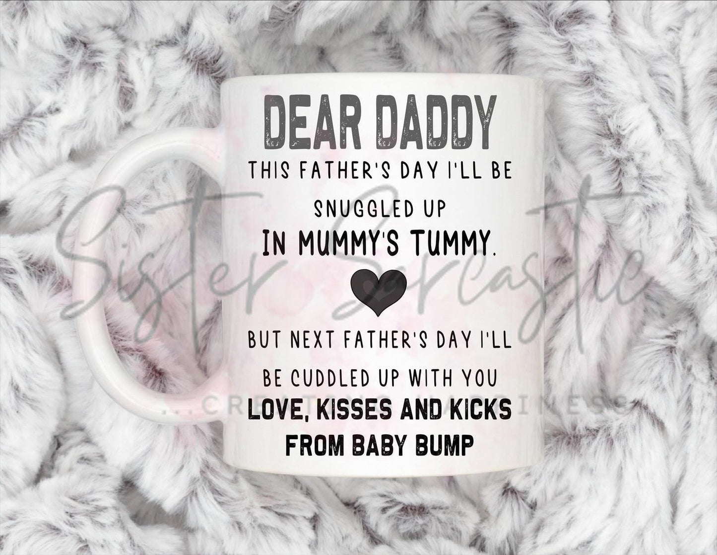 Daddy To Be Gift - Father’s Day - Gift From Bump - Fathers Day - Personalised Mug - Birthday Present - Gift For Daddy