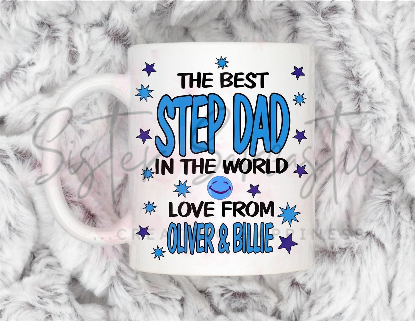 Step Dad Gift - Father’s Day - Best Step Dad In The World - Stepdad - Fathers Day - Funny Gift - Personalised Mug - Birthday Present