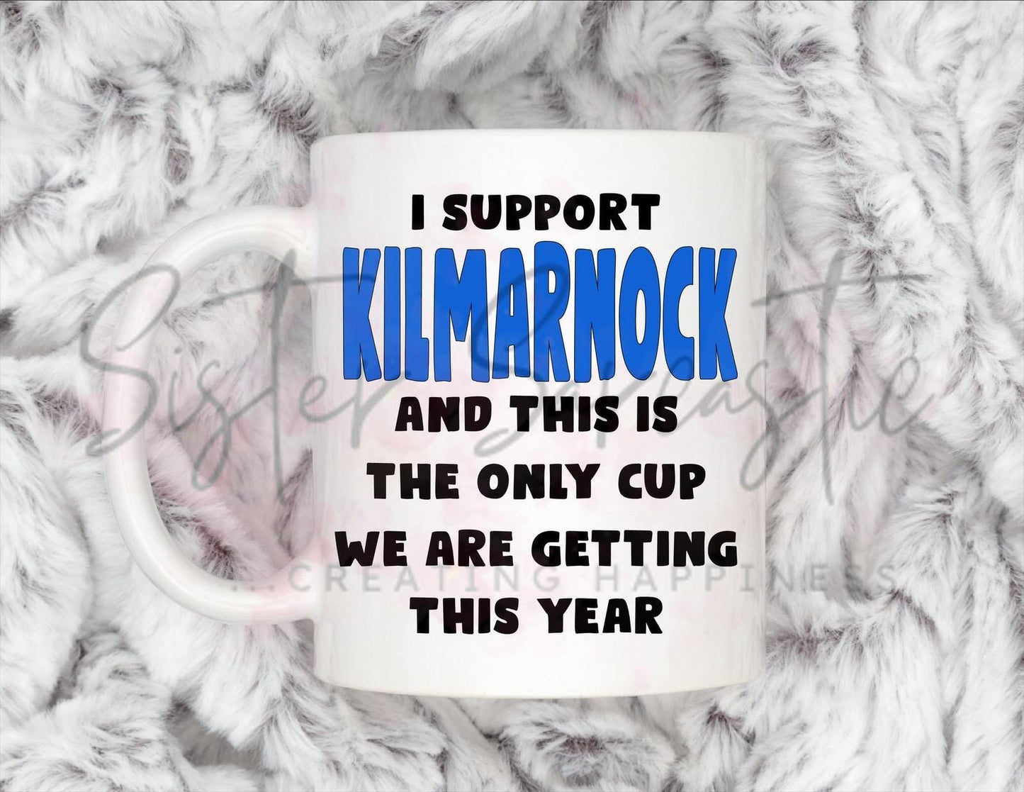 Dad Gift - Father’s Day - I Support Kilmarnock - Fathers Day - Funny Gift - Personalised Mug - Birthday Present - Gift For Dad