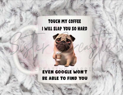 Dad Gift - Father’s Day - Don’t Touch My Coffee - Fathers Day - Funny Gift - Personalised Mug - Birthday Present - Gift For Him
