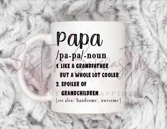Funny Papa Mug - Personalised Gift -Christmas Gift - Birthday Gift - Father’s Day - Best Papa Gift