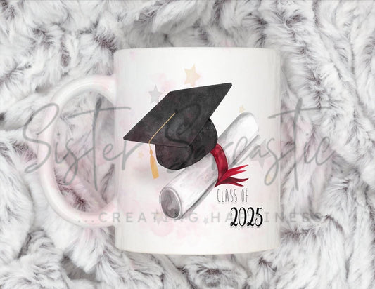 Graduation Class of 2025 Gift - Personalised Mug - Congratulations Gift - School Leaver - College University Leavers Present