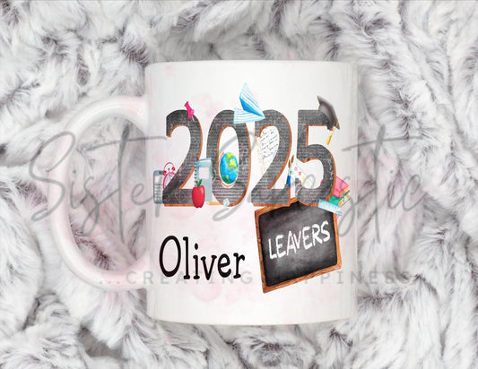 2025 Graduation School Leavers Personalised Gift - Congratulations Gift - School Leaver - College University Leaver Present - Mug