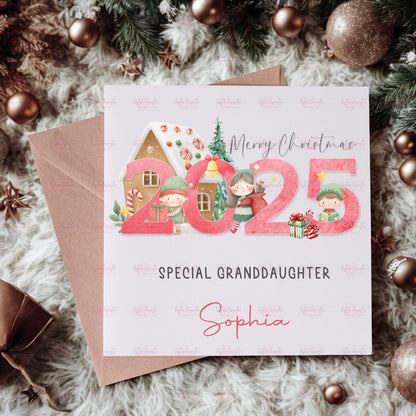 Personalised Kids Christmas Decoration – Niece Christmas Gift - Custom Bauble Gift for Boys & Girls - Stocking Filler - Christmas Eve Box