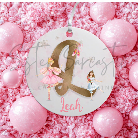 Personalised Ballerina Christmas Decoration – Granddaughter Christmas Gift - Ballet Bauble Gift for Girls - Stocking Filler - Christmas Box