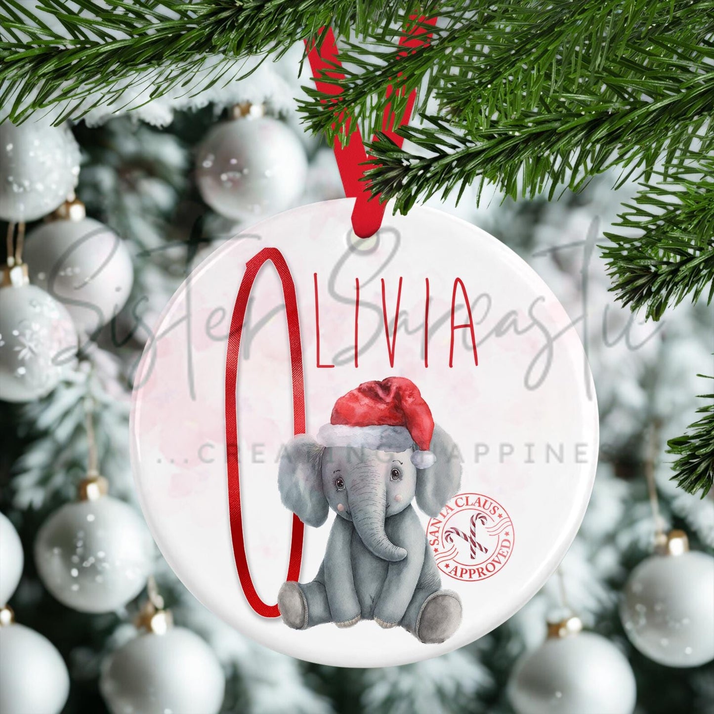 Personalised Kids Christmas Decoration – Grandson First Christmas Gift - Niece 1st Bauble Gift - Stocking Filler - Christmas Eve Box