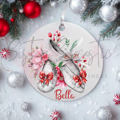 Personalised Ballerina Christmas Decoration – Granddaughter Christmas Gift - Custom Bauble Gift for Girls - Stocking Filler - Christmas Box