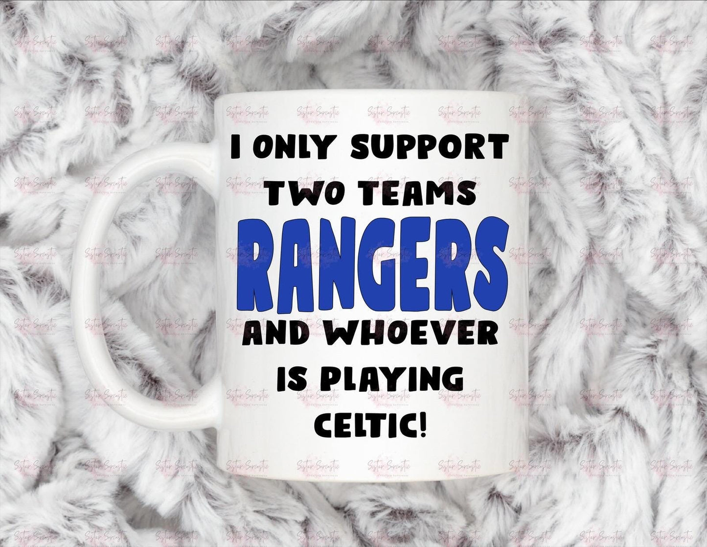 Dad Rangers Football Gift - Funny Christmas Gift For Dad - Personalised Coffee Mug - Birthday Present - Father’s Day Gift