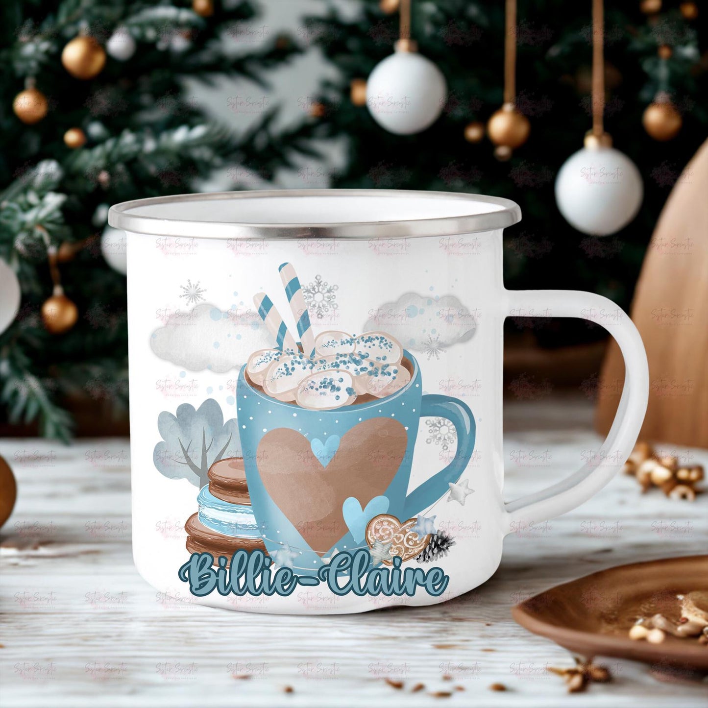 Kids Christmas Gift - Personalised Christmas Children’s Cup - Hot Chocolate Mug - Granddaughter - Christmas Eve Box Filler - Toddler Cup