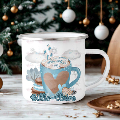 Kids Christmas Gift - Personalised Christmas Children’s Cup - Hot Chocolate Mug - Granddaughter - Christmas Eve Box Filler - Toddler Cup