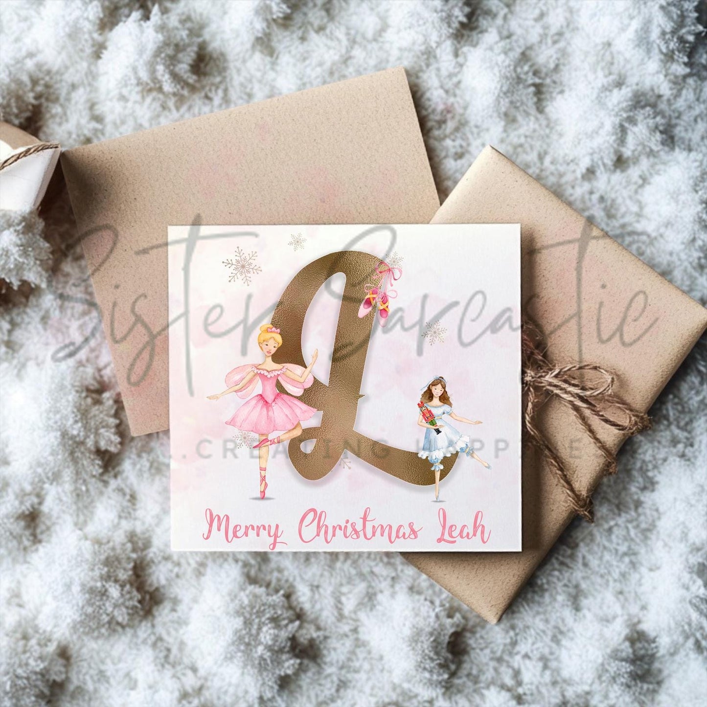 Personalised Ballerina Christmas Decoration – Granddaughter Christmas Gift - Ballet Bauble Gift for Girls - Stocking Filler - Christmas Box