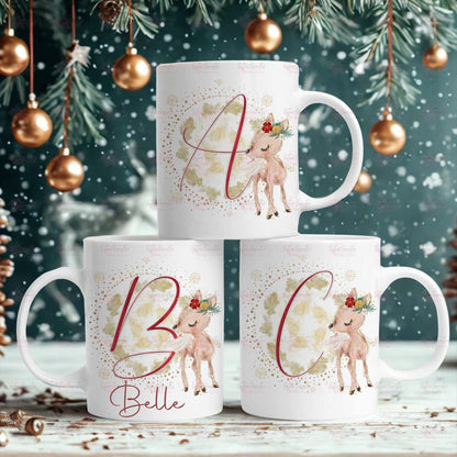 Kids Christmas Gift - Personalised Christmas Children’s Cup - Hot Chocolate Mug - Christmas Eve Box Filler - Granddaughter Christmas Gift