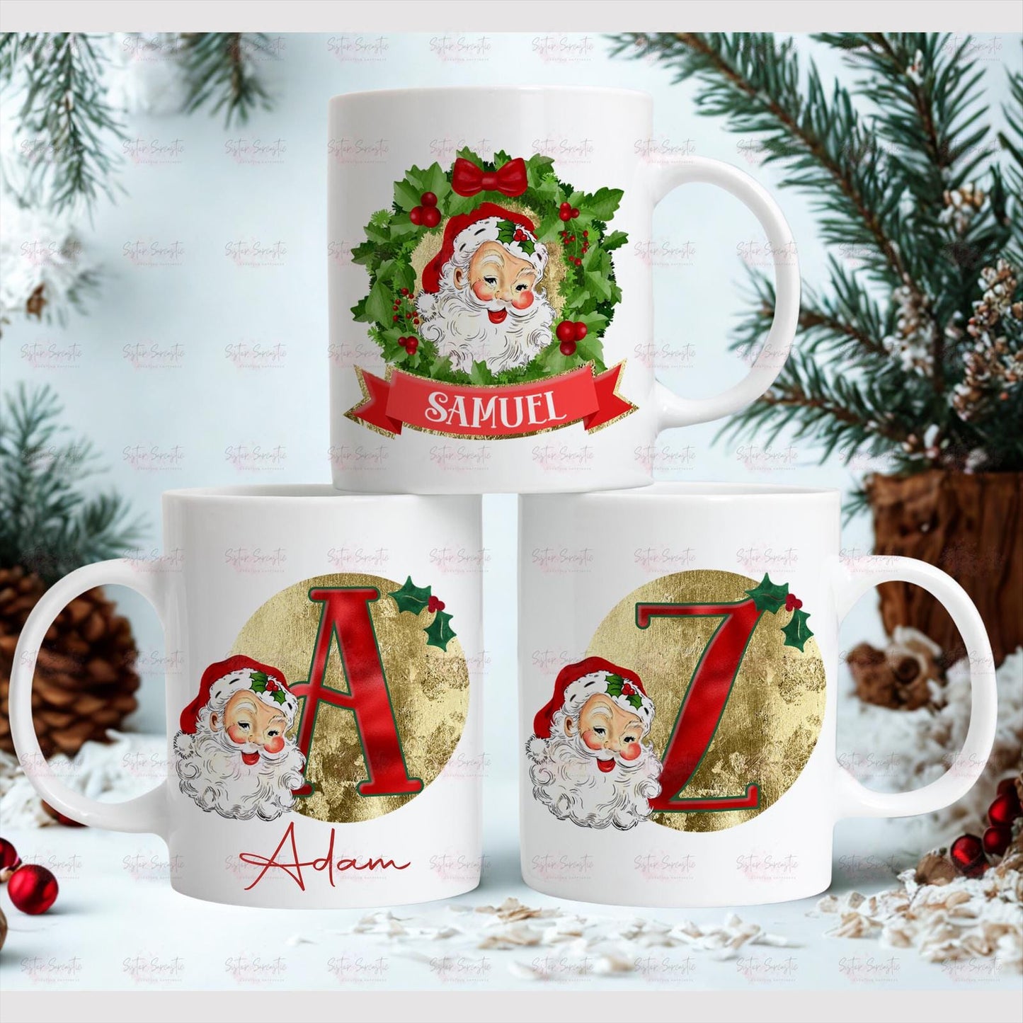Kids Christmas Gift - Personalised Christmas Children’s Cup - Santa Gift - Hot Chocolate Mug - Christmas Eve Box Filler