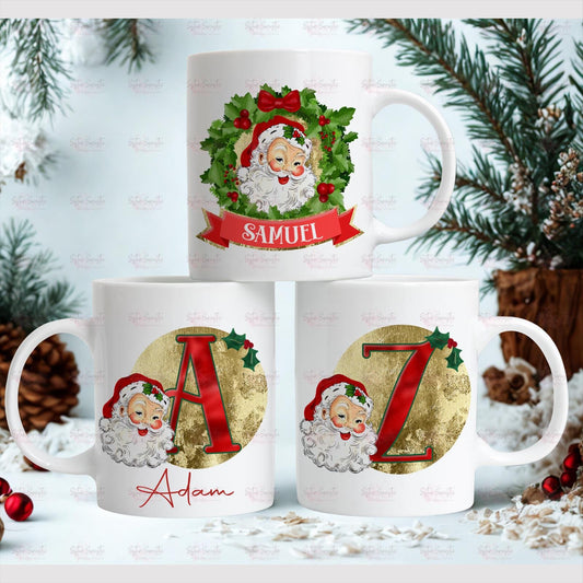 Kids Christmas Gift - Personalised Christmas Children’s Cup - Santa Gift - Hot Chocolate Mug - Christmas Eve Box Filler