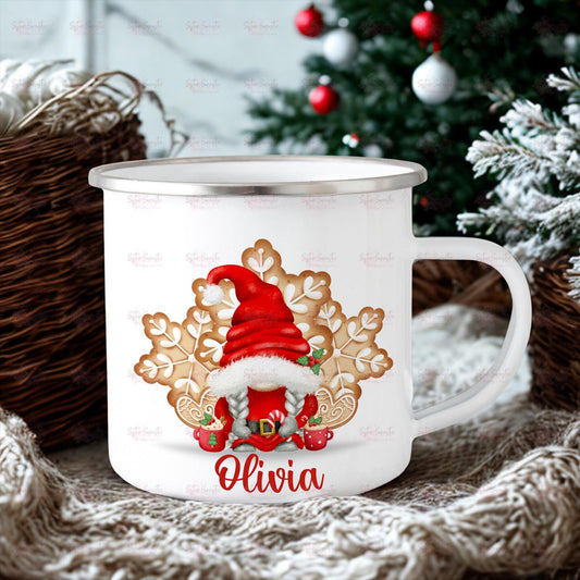 Kids Christmas Gift - Personalised Christmas Children’s Cup - Hot Chocolate Mug - Gonk Mug - Christmas Eve Box Filler - Toddler Cup
