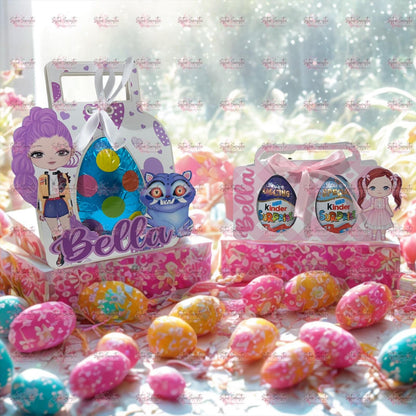 Personalised Kids Easter Egg Holder - Gift For Easter - Easter Suprise Egg Holder  - Granddaughter - Daughter - Niece - Goddaughter