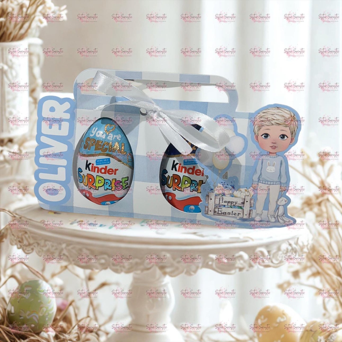 Personalised Kids Easter Egg Holder - Football Gift For Easter - Easter Suprise Egg Holder  - Grandson - Son - Nephew - Godson